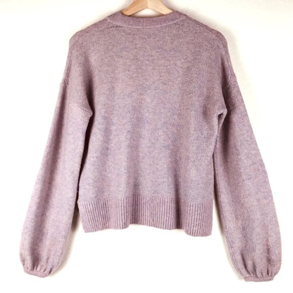 Madewell Lilac Longsleeve Payton Sweater Size X-Small - Picture 3 of 11